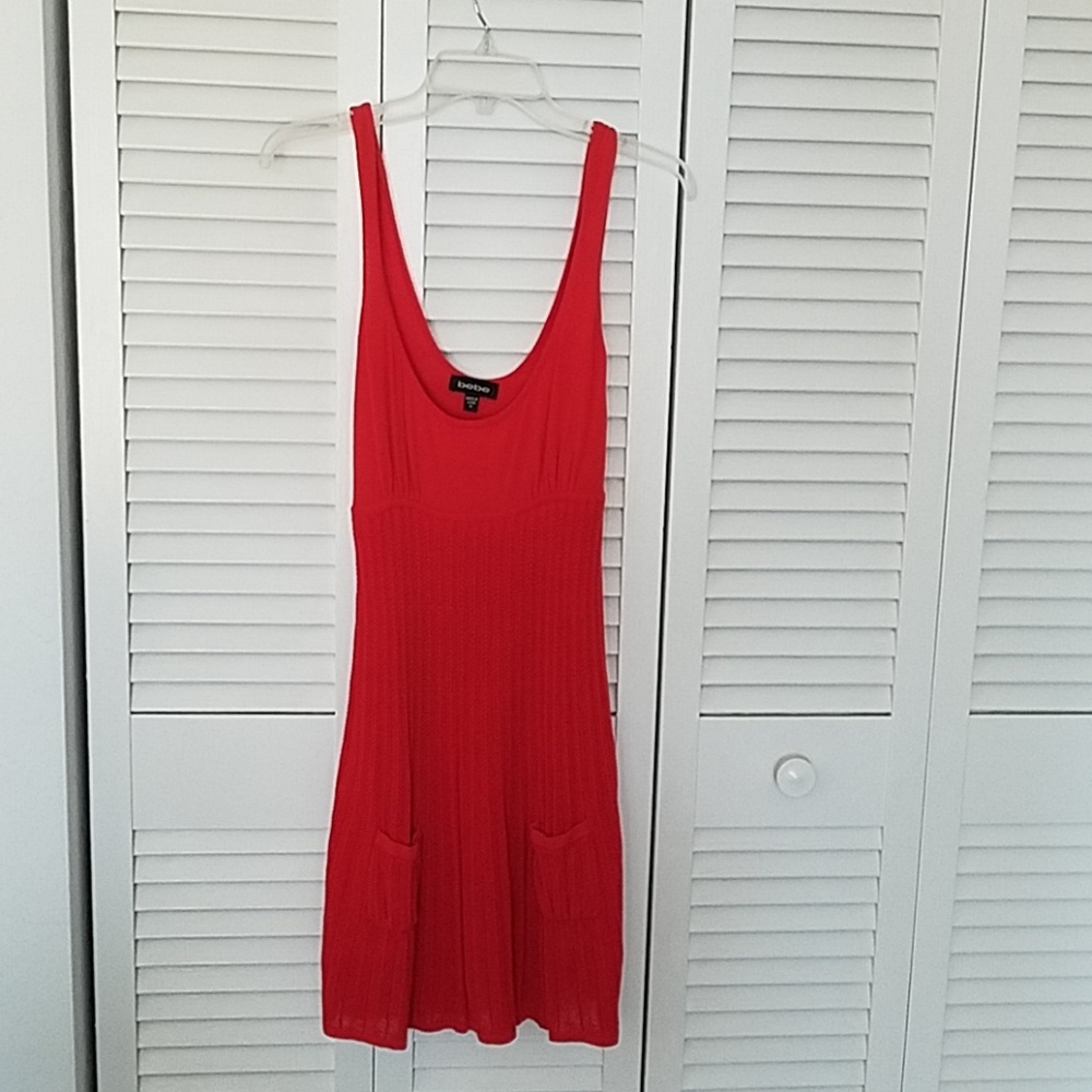 Red dress Low cut